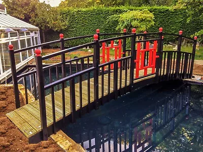 Large Koi Pond Pedestrian Bridge For Parks Gardens Streams Or Rivers • £299