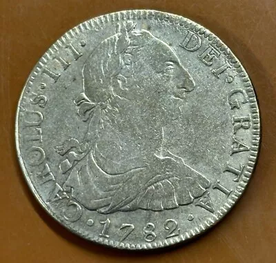 1782 MO Mexico City Spanish 8 Reales Nice Original Coin - TCCCX • $15.50