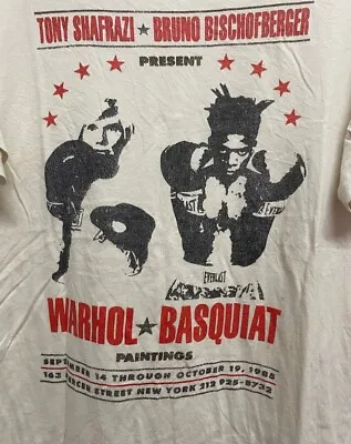 Vintage Warhol Basquait Shirt • $90