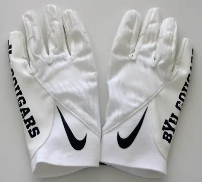 Nike BYU Cougars Vapor Knit Football Gloves Men's 2XL Midnight Navy/White • $134.96