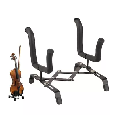 $15.86 • Buy Foldable Ukulele Stand Holder Rack Guitar Floor Stand Violin Mandolin Banjo