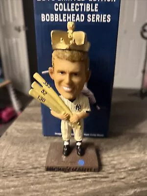 Mickey Mantle 2016 New York Yankees MLB Triple Crown Bobblehead Statue SGA READ • $91.99