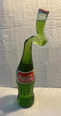 Vintage Stretched Twisted Coca Cola Glass Bottle 1997 • $39.99