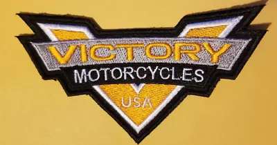 Victory Motorcycles USA Embroidered Patch Orange Approx 2.5x4.5  • $7.65
