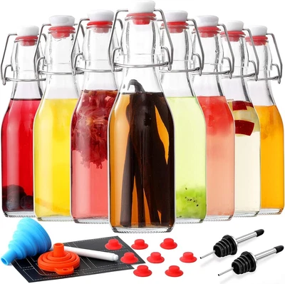 $31.99 • Buy Swing Top Glass Bottles - Flip Top Brewing Bottles For Kombucha Kefir Beer