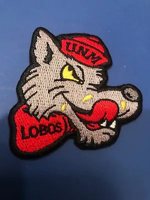 University Of NEW MEXICO LOBOS Vintage Embroidered Iron On Patch 2.5” X 2.5” • $5.99