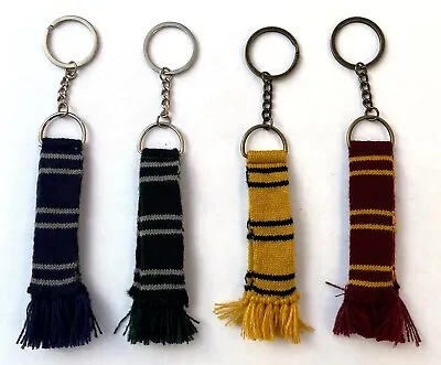 NEW Harry Potter House Scarf Keychain Key Ring Choose Your House All 4 Available • $8