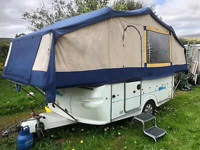 Cabanon Cirrus Trailer Tent Folding Camper Canvas Top 12/240v.  • £550