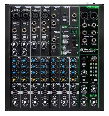 Mackie ProFX10v3 10-Channel Professional Effects Mixer W/USB ProFX10 V3 • $269.99