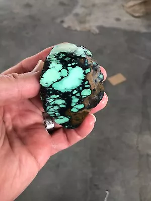 NEW Lander Variscite/Turquoise Blacks & Greens 135g Solid All-Natural Chunk • $400