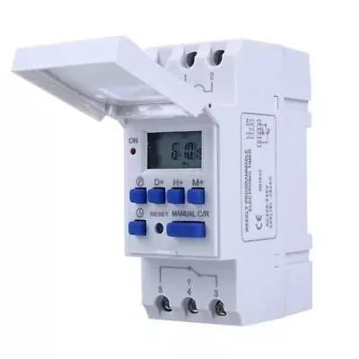 £11.74 • Buy 1X Digital Timer Switch 220V Manual Electric Programmable Power Point 7 Days