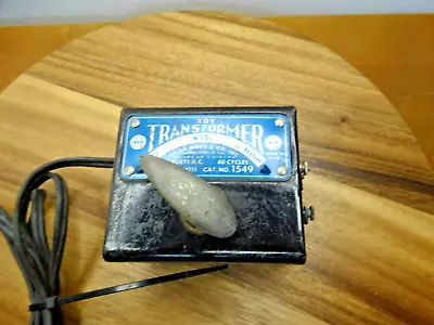 L. Marx Co No. 1549 AC Only Transformer: Output 5-15VAC Track/ 15VAC Accessories • $12