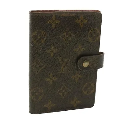 LOUIS VUITTON Monogram Agenda PM Day Planner Cover R20005 LV Auth Ai686 • £79.80