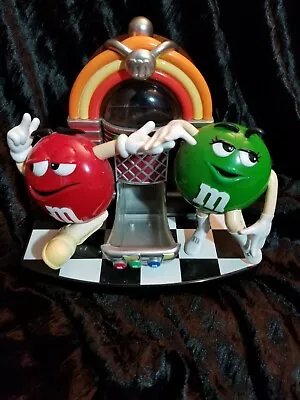 Vintage M&M Mars Rock  N Roll  Café Jukebox Candy Dispenser  1980s Great Shape • $9.99