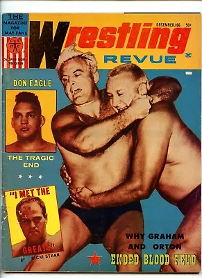 Wrestling Revue 12/66 Don Eagle Eddie Graham Bob Orton Sr Ernie Ladd Jack Dalton • £12.16