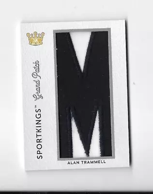 2024 Sportkings Volume 5 Alan Trammell GAME USED GRAND PATCH 1/1 Detroit Tigers • $84