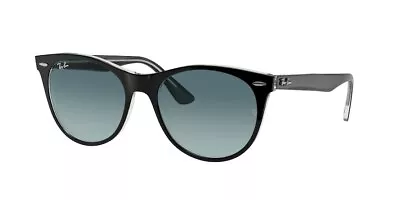 Ray-Ban Men's RB2185 1294/3M Wayfarer II Sunglasses Black Grey 55 Mm • $130.18