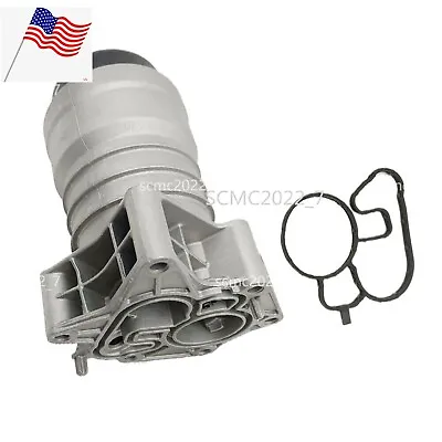 Aluminum Engine Oil Filter Housing For VW AUDI S4 S5 A6 A7 SQ5 06M115401K/E/LCWG • $109.50