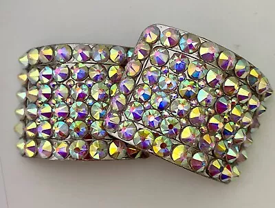 £19.99 • Buy SALE  Sparkle Bling Crystal Irish Dance Buckles. Jig Shoe Heavy Shoe Buckle
