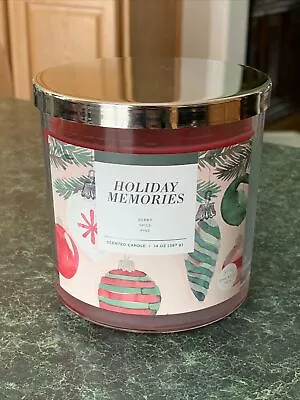 SONOMA Goods For Life 3 Wick 14oz Jar Candle - HOLIDAY MEMORIES • $20