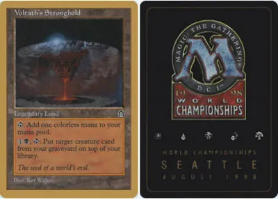 Volrath's Stronghold - Brian Selden - 1998 ~ Near Mint World Championship G MTG  • $44.99