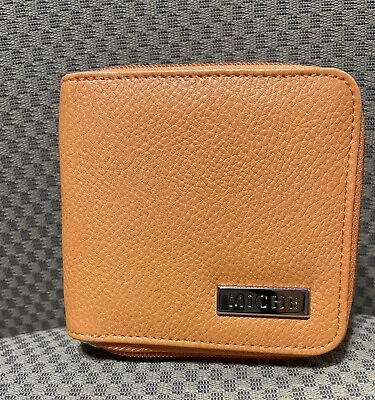 Miche Wallet Ziparound Cantaloupe 4x4  Faux Pebbled Leather Pre-owned Never Used • $12
