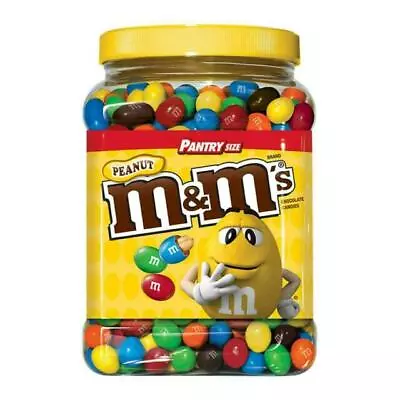 M&M'S Peanut Milk Chocolate Candy Bulk Jar (62 Oz.)Best Price • $27.40