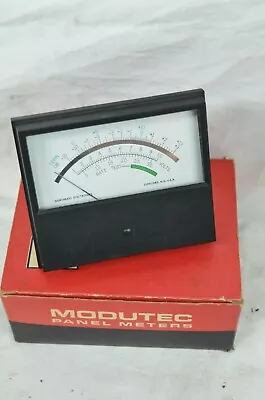 Modutec Analog Panel Meter Volts 0-3 DBRN Decibel DB Model 407735 Battery Test • $64.95