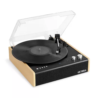 Victrola - Eastwood Bluetooth 3 Speed Record Player - Bamboo (VTA-72-BAM) ™ • $56.44