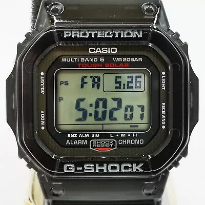 CASIO G-SHOCK GW-S5600U-1JF Black Solar Radio Carbon Men's Watch New In Box • $351.27