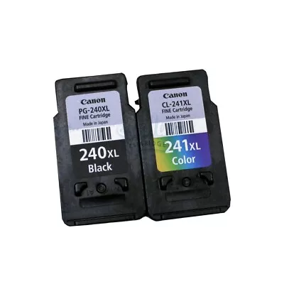 2PK Genuine Canon PG-240XL & CL-241XL Color MG2120 MG4120 MG3120 MX532 MX472 • $34.99