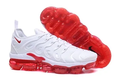 DS Nike Air Vapormax Plus TN White Red Men's Shoe • $166.99