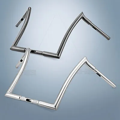 10'' 12'' Meathook Ape Hanger Bars Handlebar For Harley Softail Dyna Sportster • $84.99