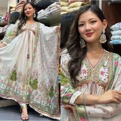 £55.14 • Buy Pakistani New Salwar Kameez Wedding Party Wear Dress Designer Indian Ld2300
