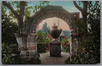 Egyptian Vase Leicester's Hospital Warwickshire England Vintage Postcard • £5