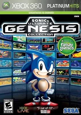 Sonic Ultimate Genesis Collection For Xbox 360 Game Only 6E • $8.59