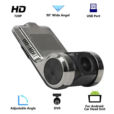 $42.89 • Buy R0020 USB Type DVR Dash Camera Dashcam HD 720P Cam For Android Car Stereo Radio