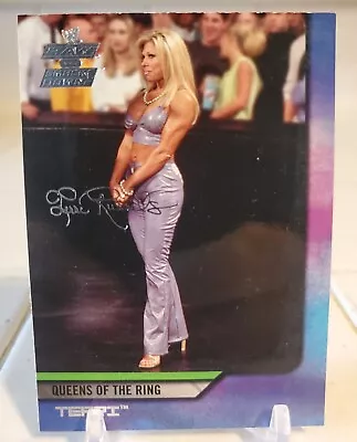 2002 Fleer Foil WWE WWF Queens Of The Ring Card #70 TERRI RUNNELS Marlena RAW SP • $6