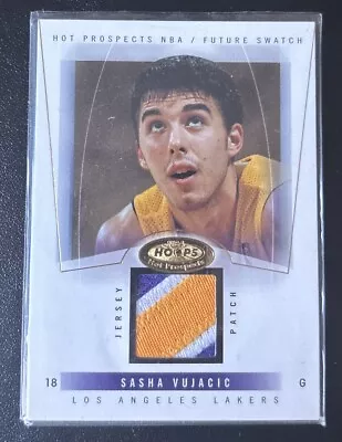 2004-05 Fleer Hot Prospects SASHA VUJACIC 3 Color Patch /350 Rookie RC Lakers • $14.99