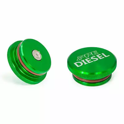 PPE Diesel 273001000 Anodized Green Billet Aluminum Fuel Cap Magnetic • $14.99