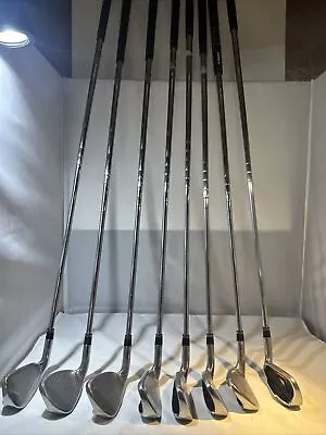 TaylorMade Burner Plus 4-PWAW Iron Set Right Uniflex Steel # 168697 • $389.35