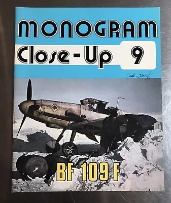 MONOGRAM CLOSE-UP 9 MESSERSCHMITT Bf109F WWII GERMAN LUFTWAFFE • $19