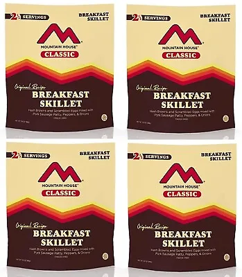 4 Pack-Mountain House Classic Breakfast Skillet Emergency Camping Survival Food • $44.99