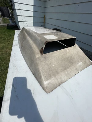 $75 • Buy Pro Stock Drag Car Fiberglass Intake Air Hood Scoop, 24x44x7