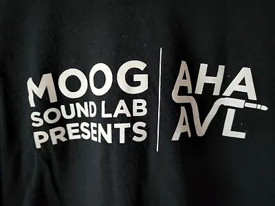 Moog Sound Lab Presents AHA AVL Music Synthesizer Black T-Shirt Size XL • $19.95