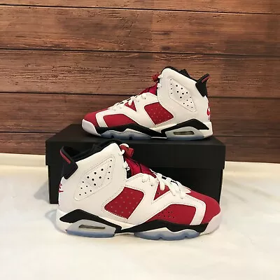 Air Jordan 6 Retro Carmine 2021 Men's Classic Basketball Sneakers CT8529-106 • $259