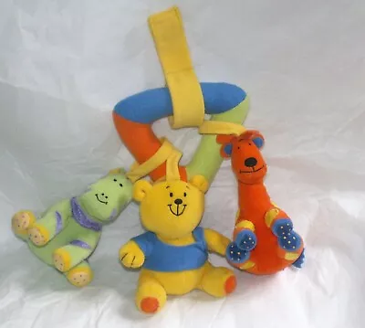 Bruin Baby Hanging Soft Toy Rattle Animal Theme For Car Seat Cot Etc  • £2.99