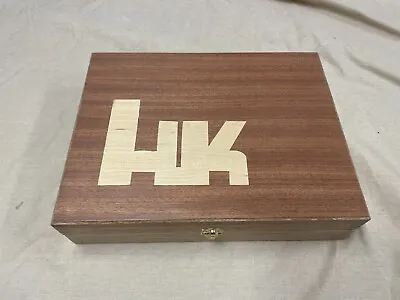 Hand Crafted HK Solid Wood Storage Boxes Gun Case Display Box Mahogany  • $60