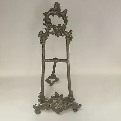 9 1/2 Inches Silver Cast Iron Display Easel 9 1/2 Inches • $9.99