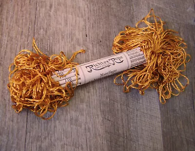 12 Skeins 4.5 Yd Ea. Vintage Richardson Silk Co. FAUX SILK RICHTEX ROPE 710 Dk G • $7.99